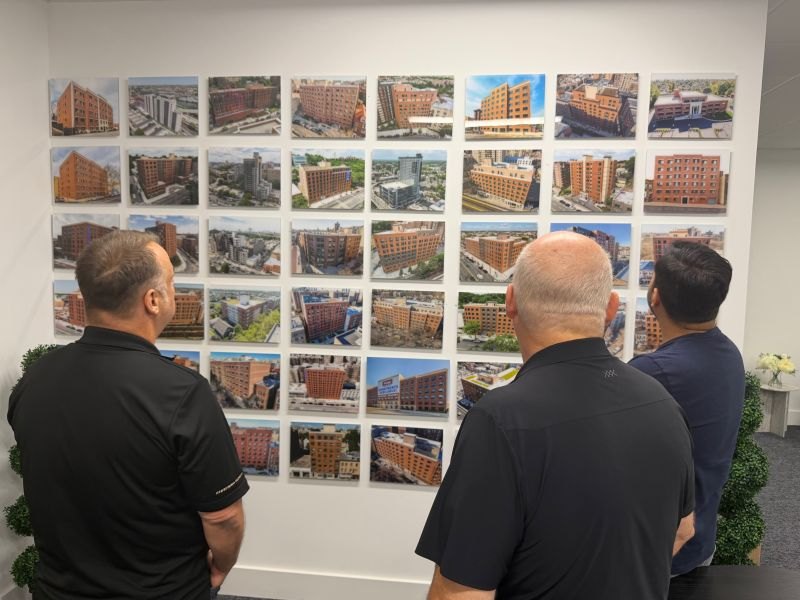 Walking the progress with the Stagg Group team