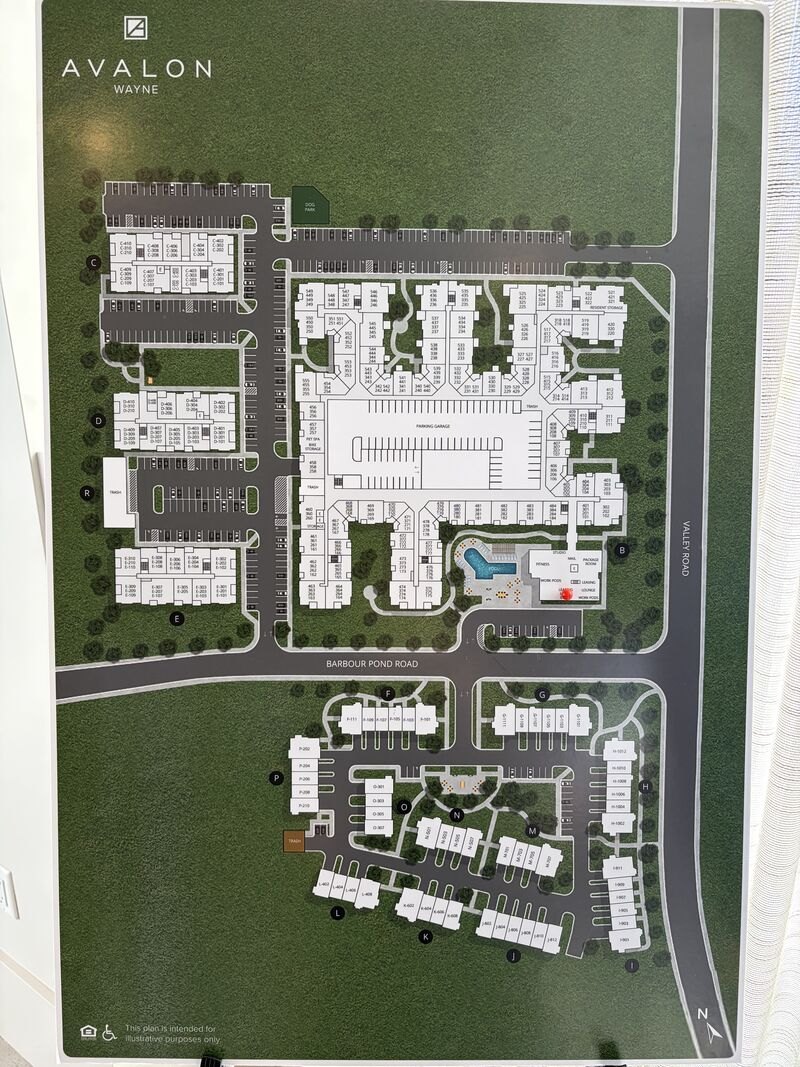 Avalon Wayne site plan
