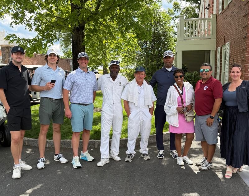 Our foursome and friends