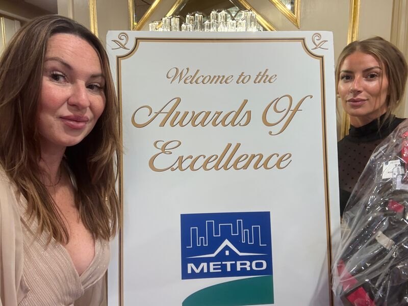 Our team at the awards