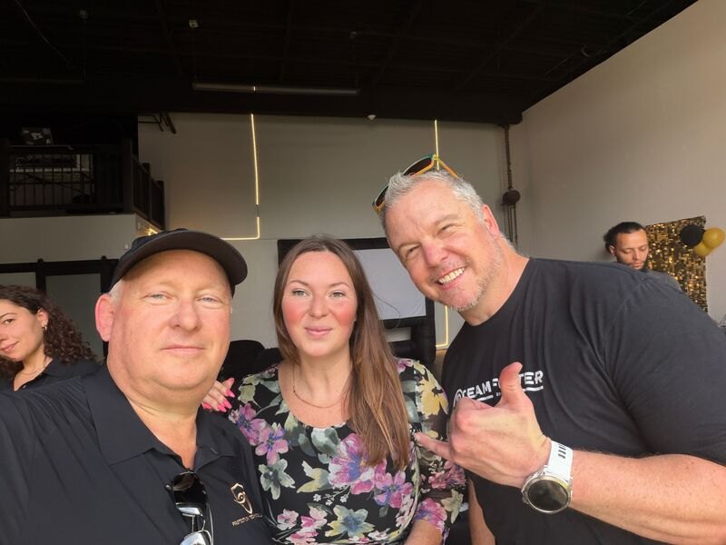 Our team at the event